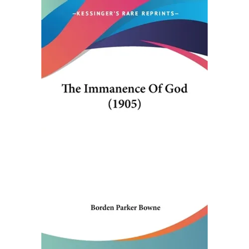 The Immanence Of God (1905)