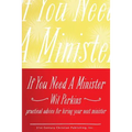 If You Need a Minister