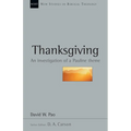 Thanksgiving: An Investigation of a Pauline Theme
