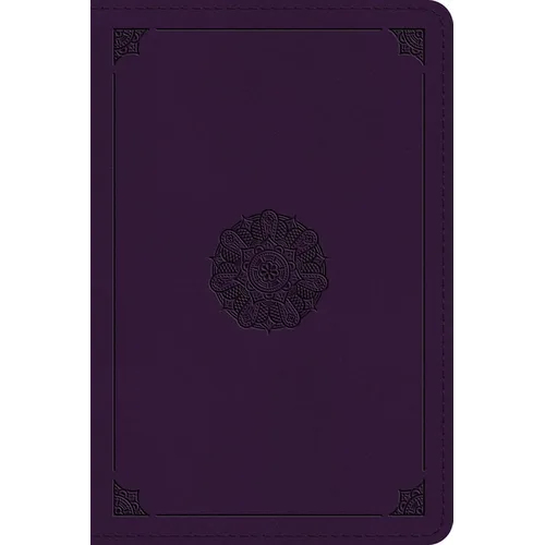 ESV Large Print Bible (Trutone, Lavender, Emblem Design)