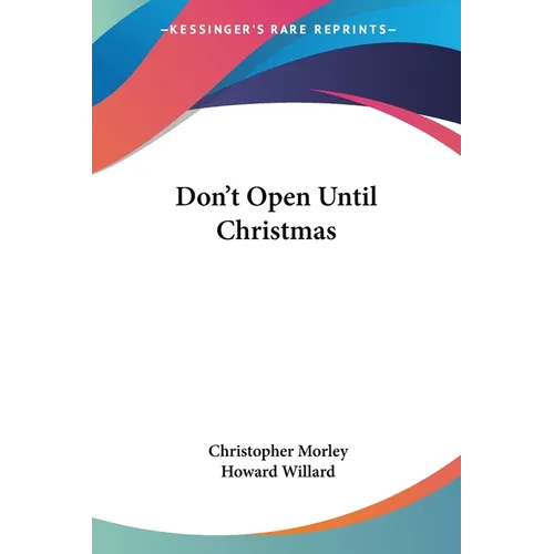 Don't Open Until Christmas