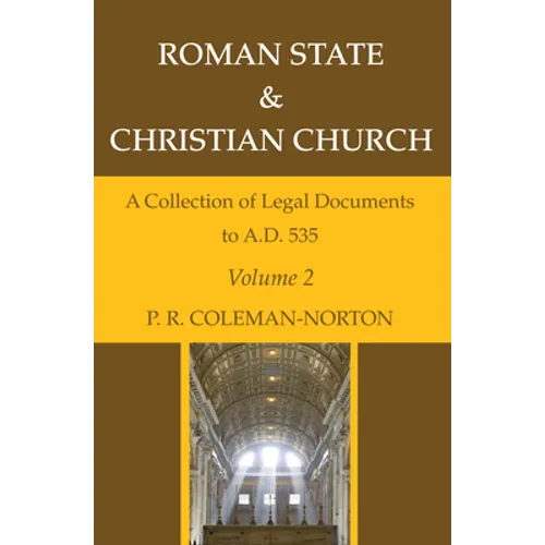 Roman State & Christian Church Volume 2