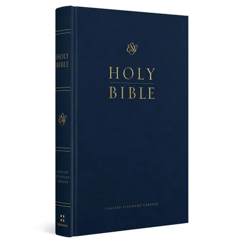 ESV Church Bible, Large Print (Hardcover, Blue)