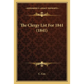 The Clergy List For 1841 (1841)