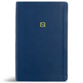CSB Teen Study Bible, Asking and Answering Questions about God's Word, Easy-To-Read Optimal Type, Navy Leathertouch