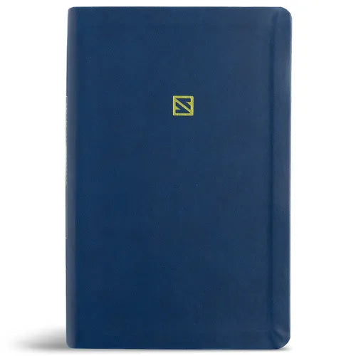 CSB Teen Study Bible, Asking and Answering Questions about God's Word, Easy-To-Read Optimal Type, Navy Leathertouch