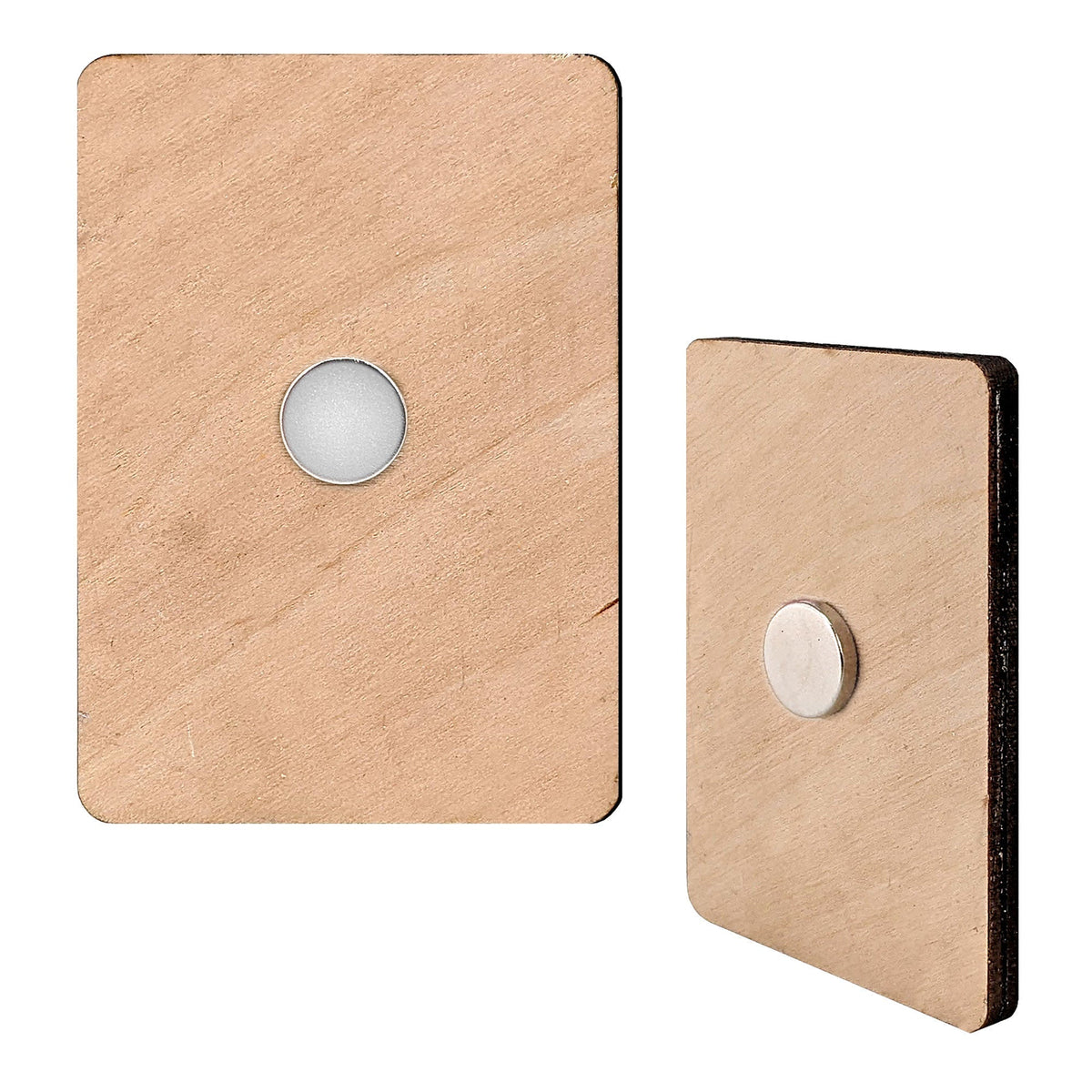 Jesus Cross Refrigerator Eco Wood Magnets Set of 3