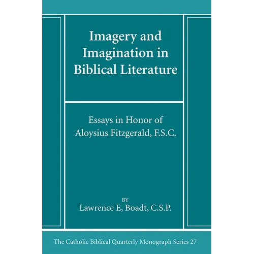 Imagery and Imagination in Biblical Literature