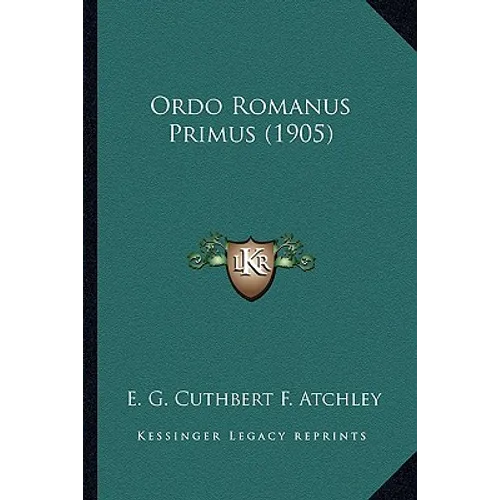 Ordo Romanus Primus (1905)